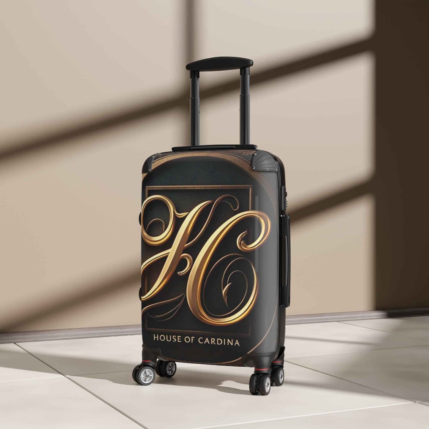 Black & Gold Suitcase