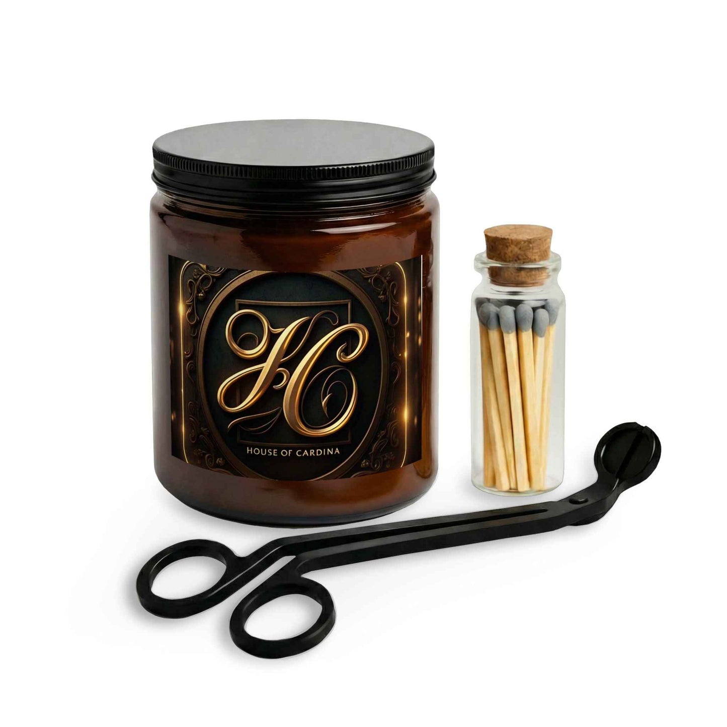 Candle Set with Matches and Wick Trimmer