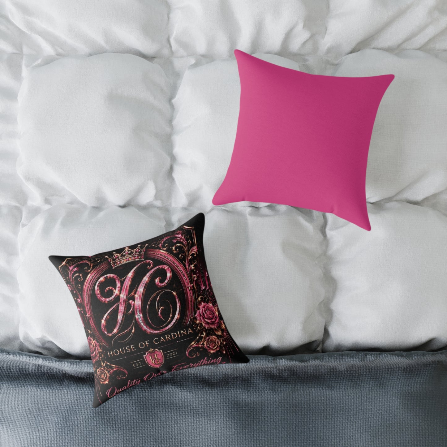 Square Poly Canvas Pillow
