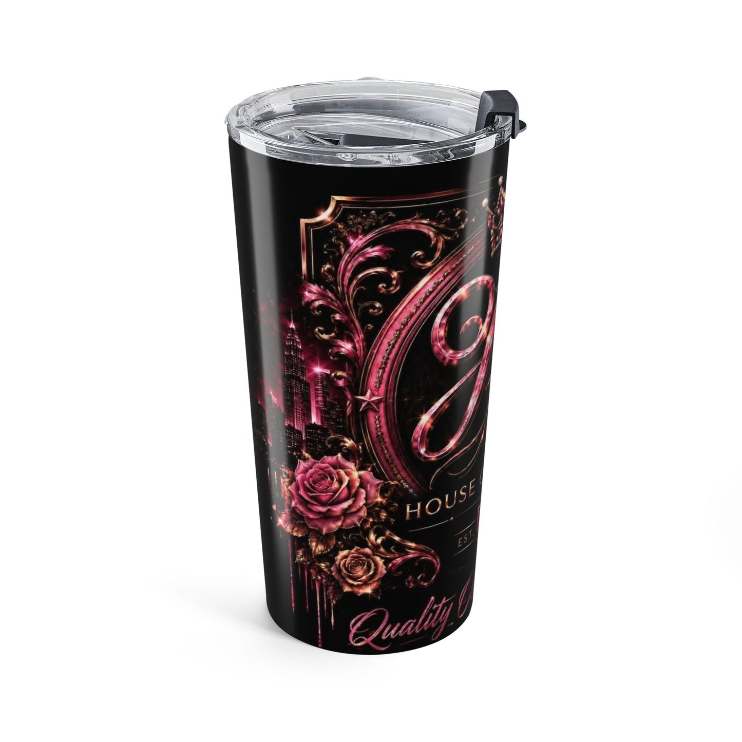 Pink Crown Tumbler 20oz