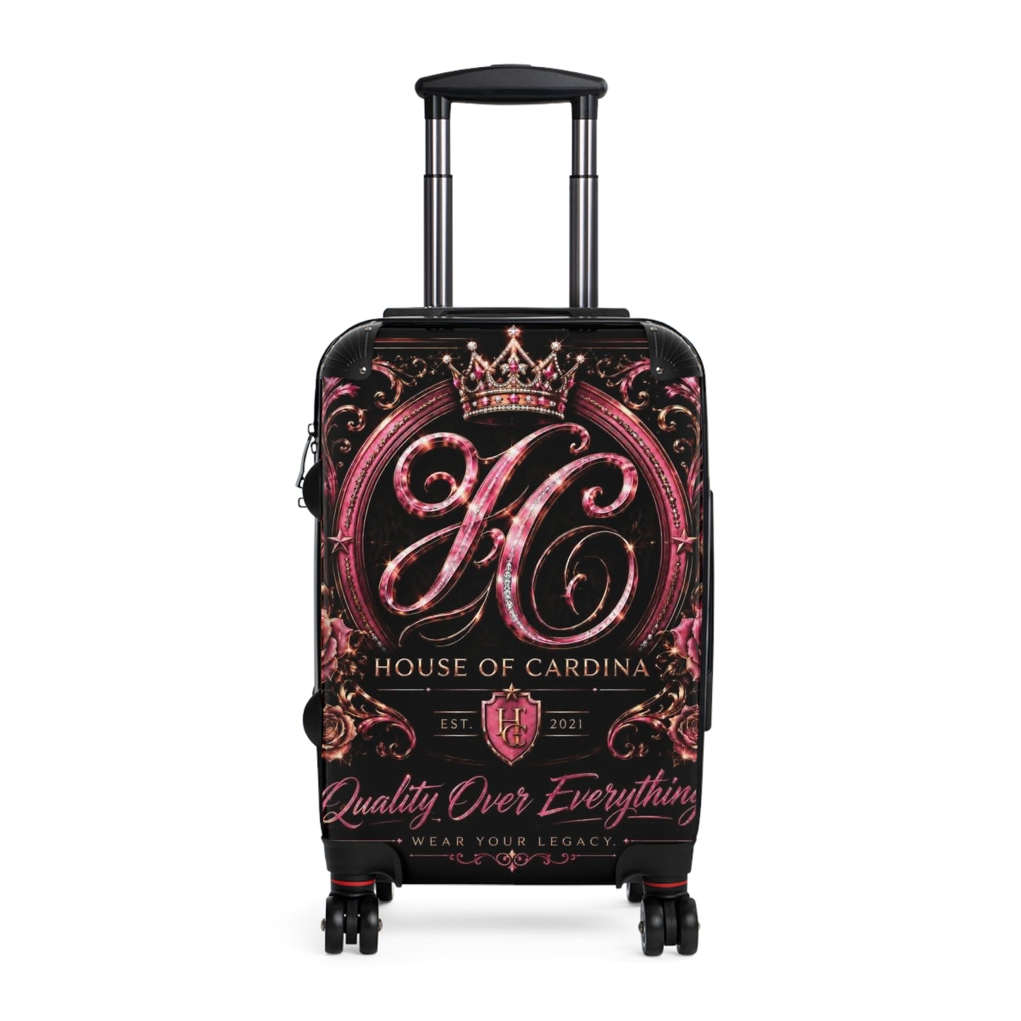 Pink Crown Suitcase