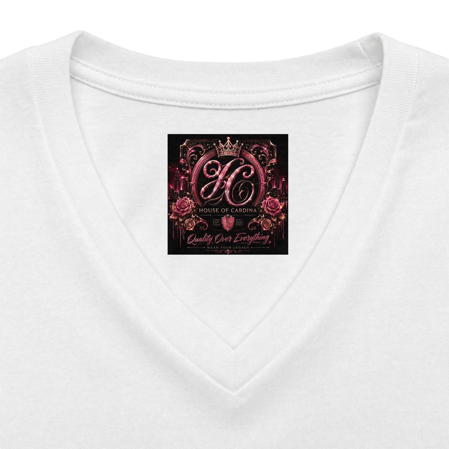 Women's Relaxed Heather CVC V-Neck Tee