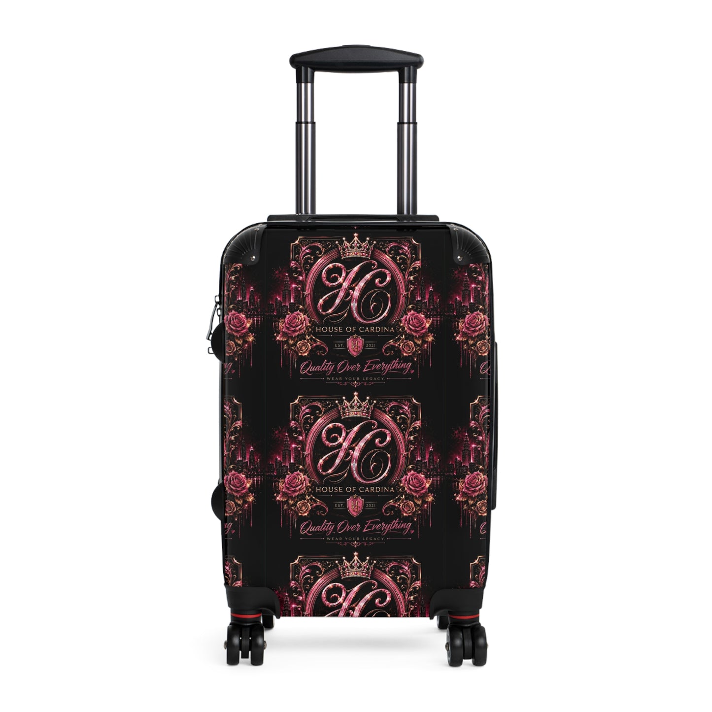 Rose Pattern Suitcase