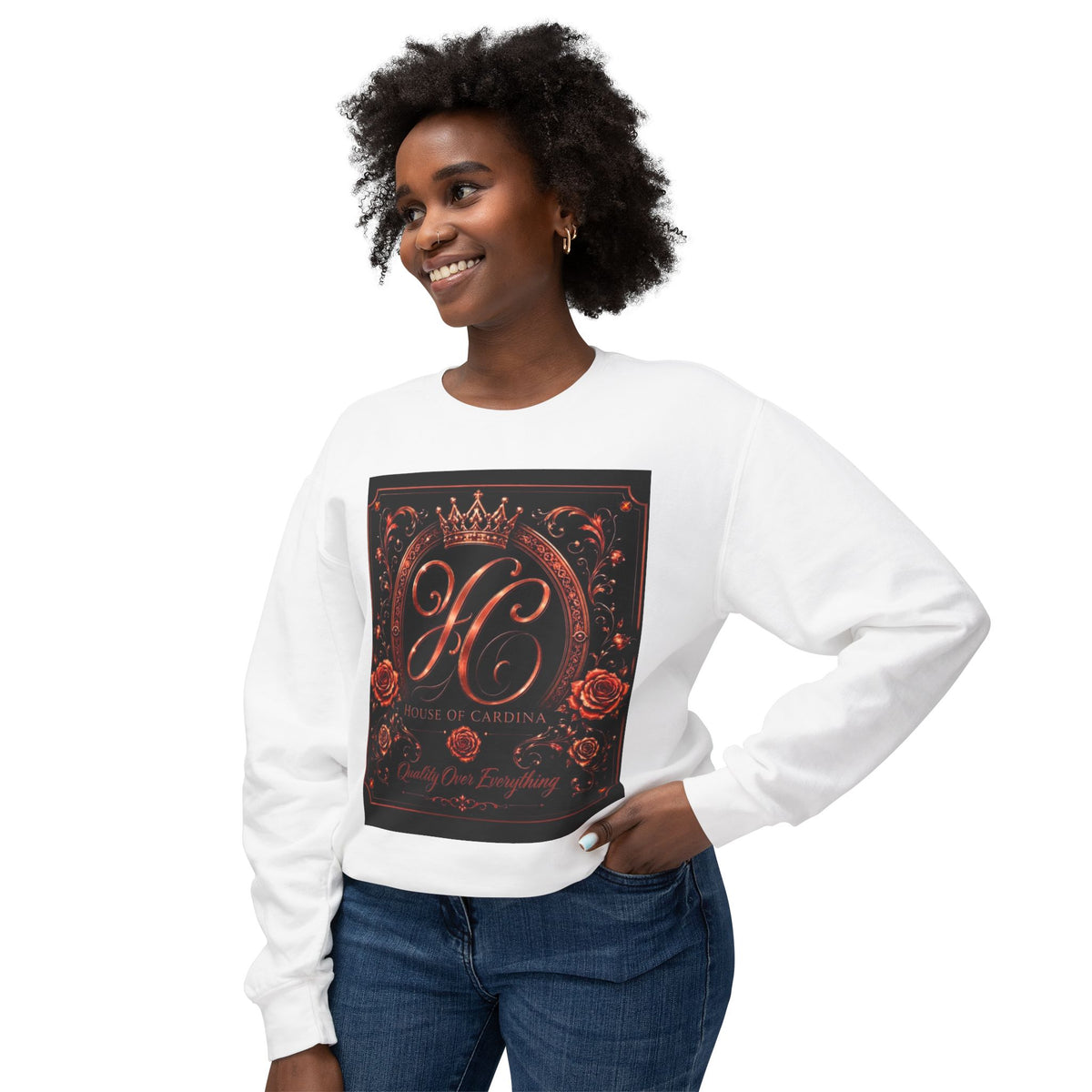 Stay Cozy in Style with Our Lightweight Unisex Crewneck Sweatshirt