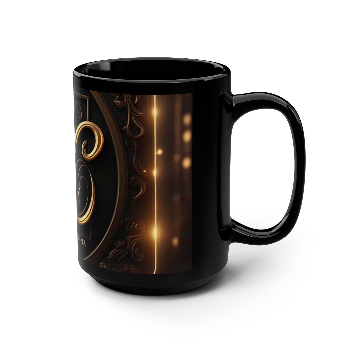 Black Mug, 15oz