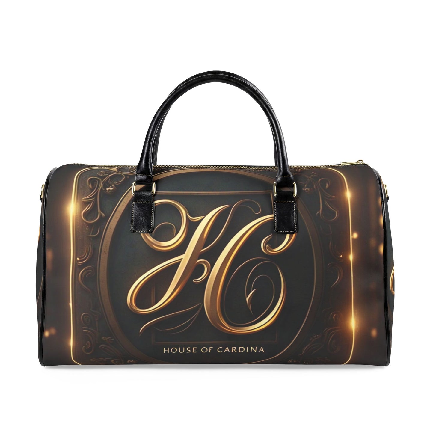 Faux Leather Travel Bag