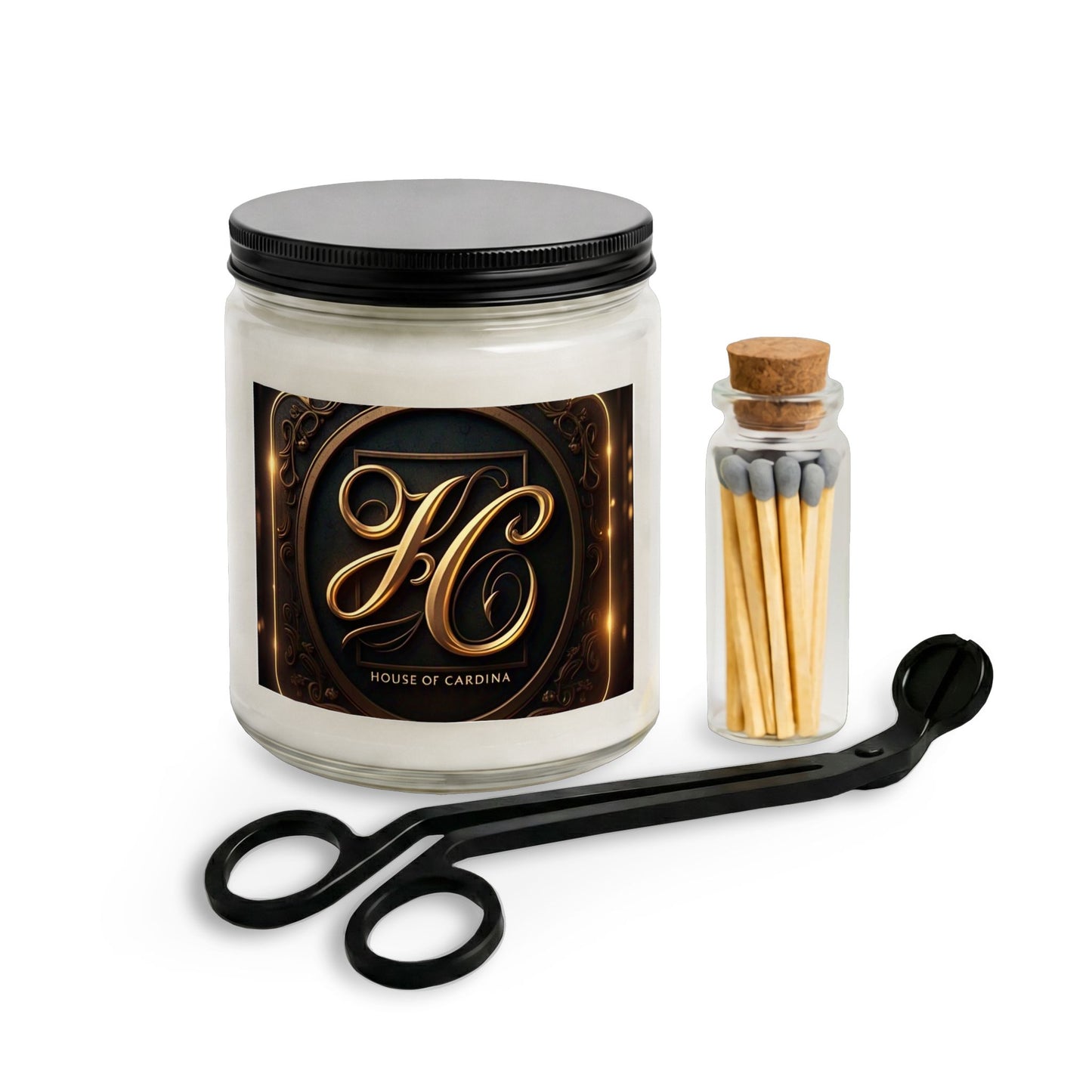 Candle Set with Matches and Wick Trimmer